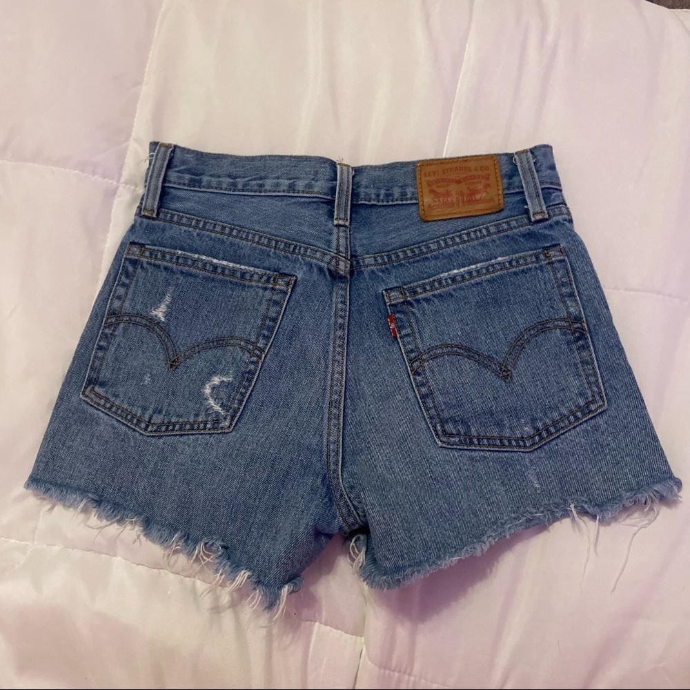 Levis denim shorts